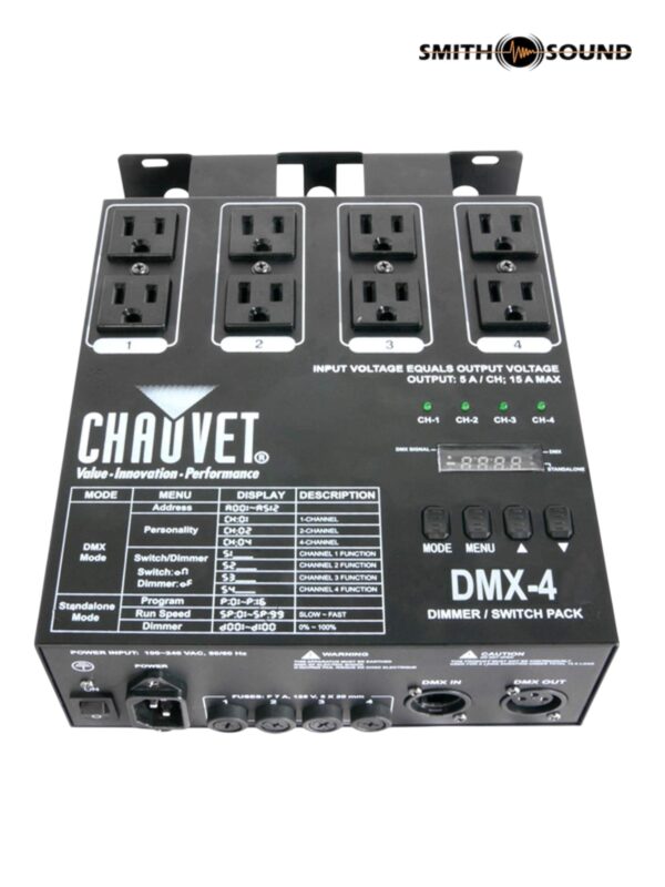 Chauvet DMX 4 ch Dimmer Pack